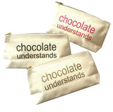Chocolate Understands Canvas Pouch - bambinadicioccolato