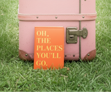 Oh The Places You'll Go Leather Passport Holder - bambinadicioccolato
