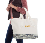 Personalized Grommet Canvas Tote