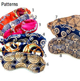 Cotton & Satin African Print Sleep Mask - bambinadicioccolato