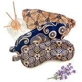Cotton & Satin African Print Sleep Mask - bambinadicioccolato