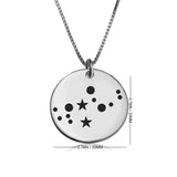 Star Zodiac Constellation Pendant Necklace