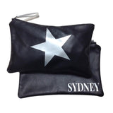 Star Personalized Leather Pouch