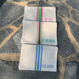 Personalized Grosgrain Ribbon Pouch