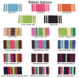 Personalized Grosgrain Ribbon Pouch